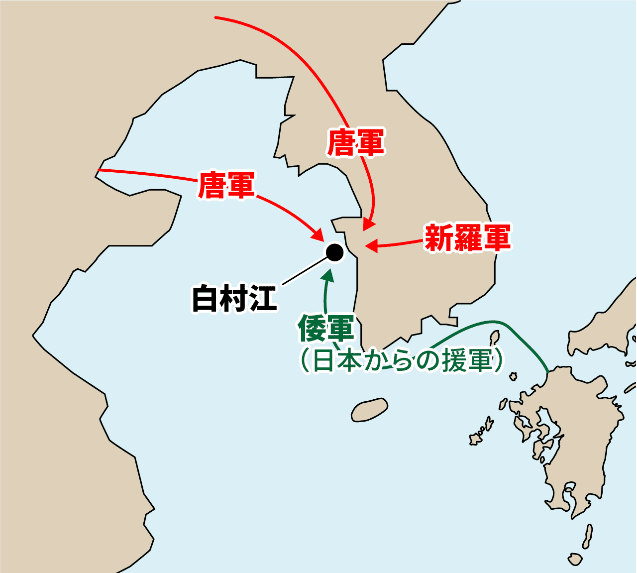 白村江の戦い