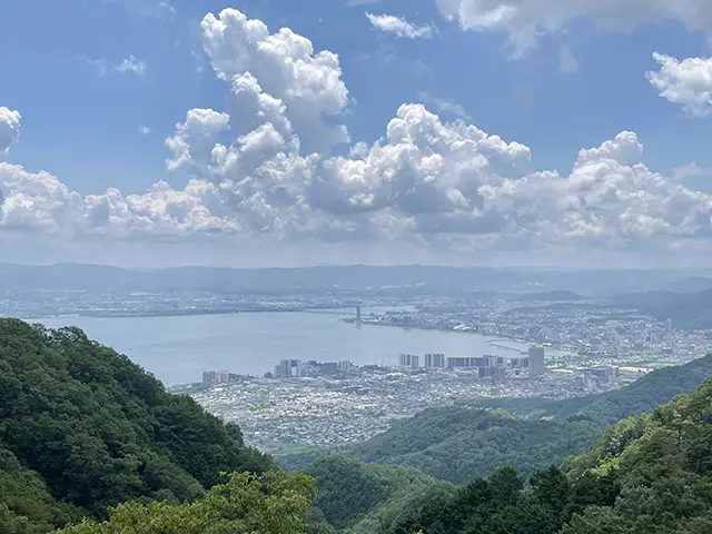 比叡山からの眺め